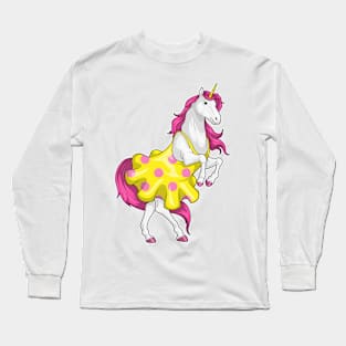 Unicorn Polka Dots Dress Long Sleeve T-Shirt